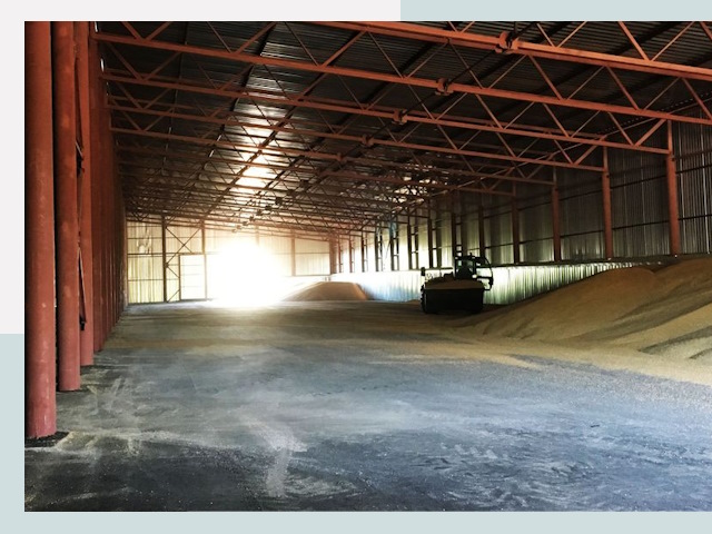 Строительство зернохранилищ в Кандалакше