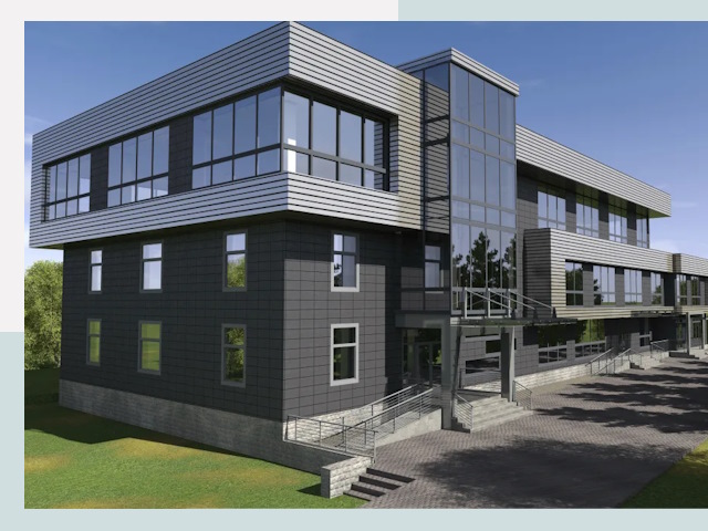 Административные здания в Кандалакше