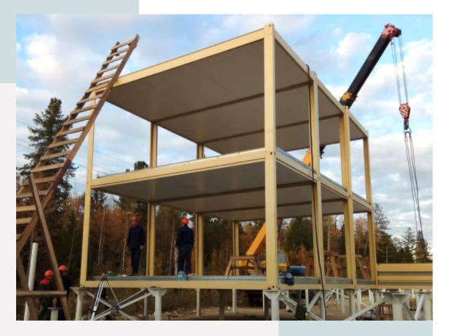 Строительство модульных здания Кандалакша