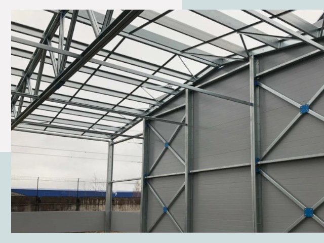 Каркасные ангары от СтальСтрой-Кнд по цене от 606 руб.