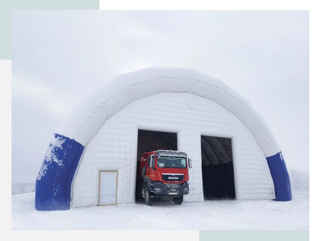 Мобильные ангары в Кандалакше