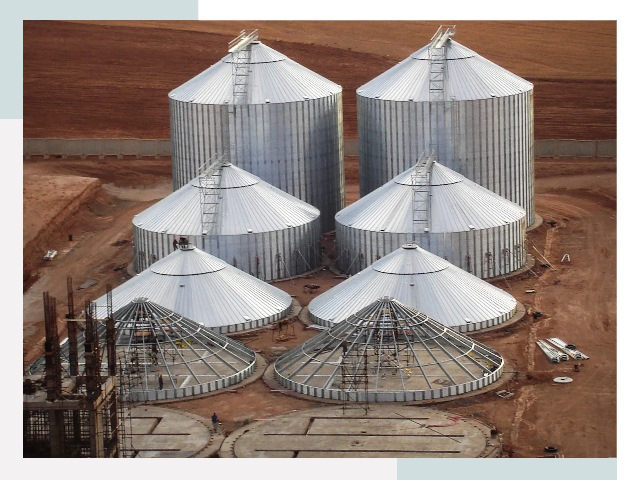 Строительство зерновых силосов в Кандалакше