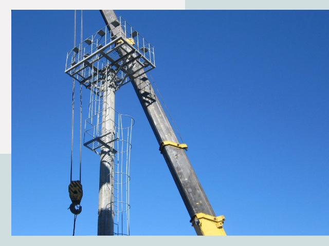 Монтаж осветительных мачт в Кандалакша от 606 руб.