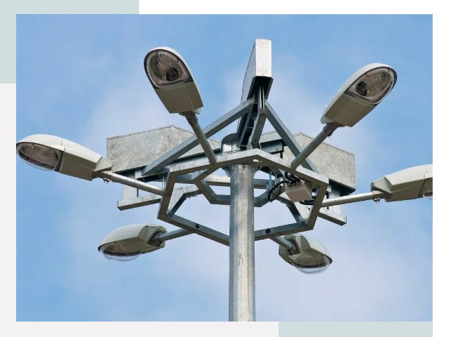 Монтаж осветительных мачт в Кандалакше