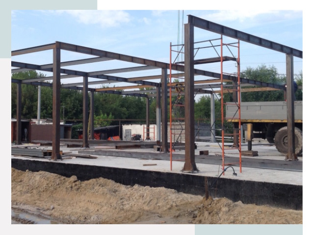 Фундамент для ангаров в Кандалакше