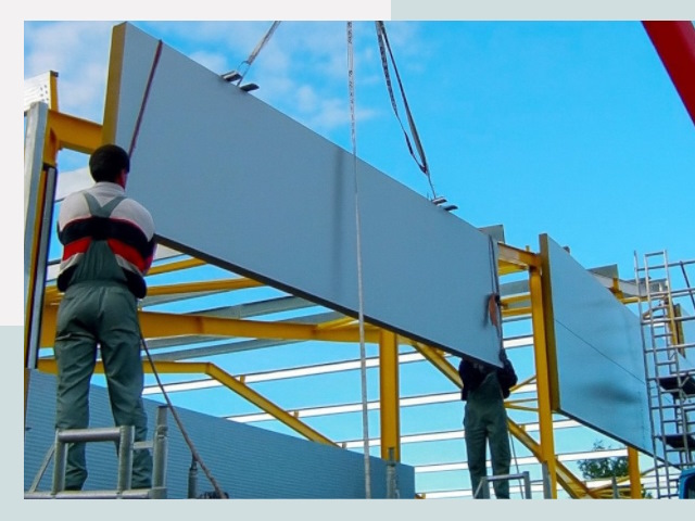 Монтаж сэндвич-панелей в Кандалакше от 606 руб.